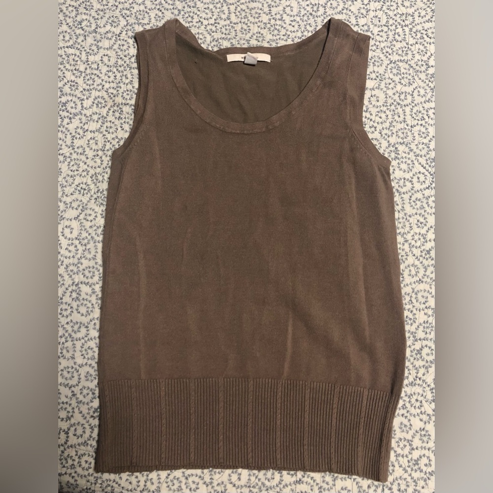 MERONA Tan Sweater Vest Size M